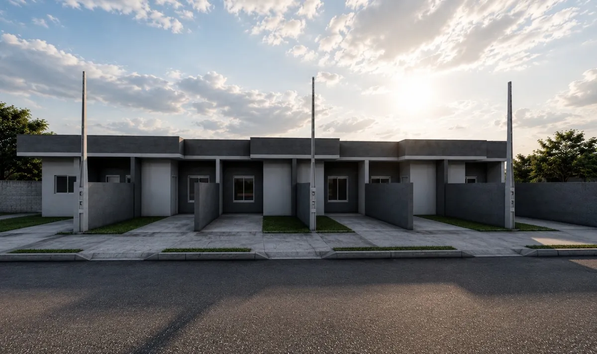 Excelentes Geminados 40m² e 2 Quartos no Bairro União